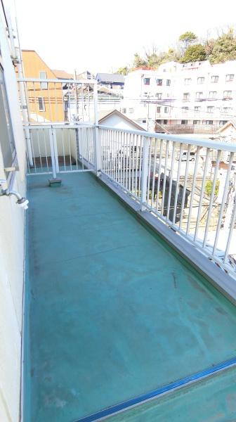 岸谷サンハイムのバルコニー画像