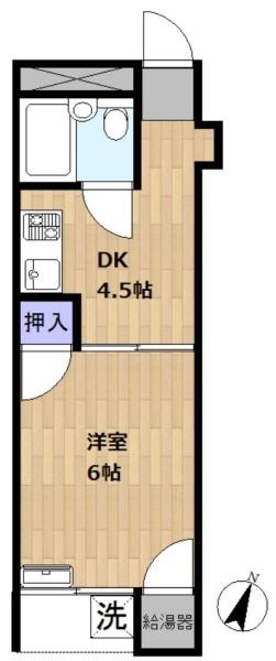 旭ハイツの間取り画像