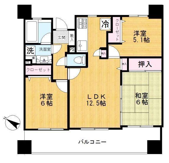 プルミエール多摩川の間取り画像