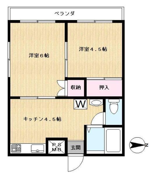エリール大島の間取り画像