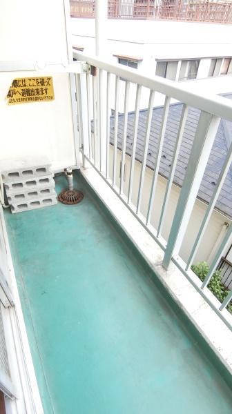 岸谷サンハイムのバルコニー画像