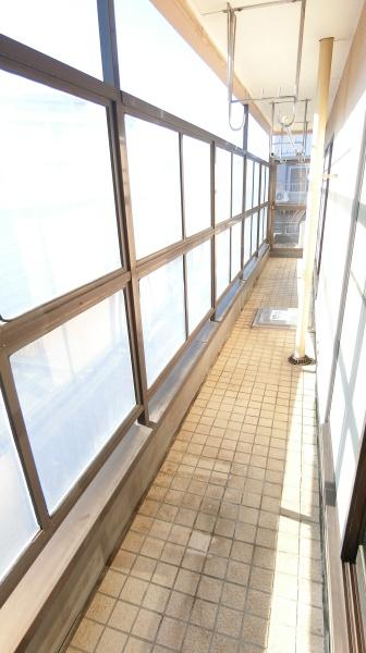 第2日誠コーポのバルコニー画像