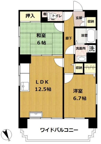 パークサイド青木の間取り画像