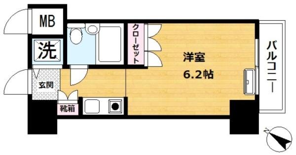 パークノヴァ川崎の間取り画像