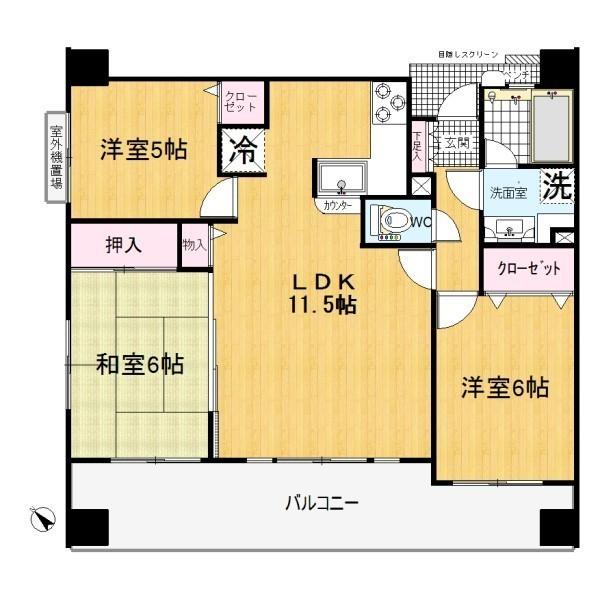 プルミエール多摩川の間取り画像