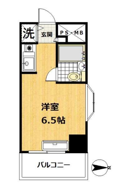 スカイノブレ川崎柳町の間取り画像