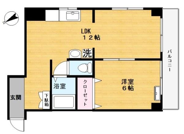 ドエルミヤガワの間取り画像