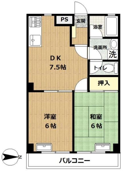 ロードスプリング出来野の間取り画像