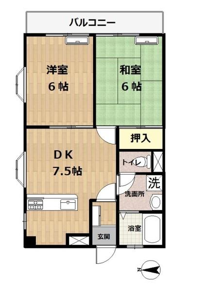 ロードスプリング出来野の間取り画像