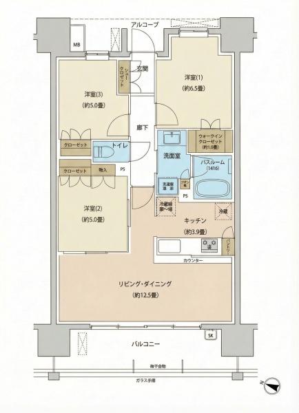 ガーデンパレス木更津の間取り画像