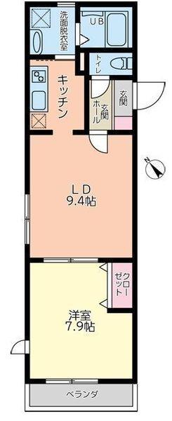 Soleil2（ソレイユ２）の間取り画像