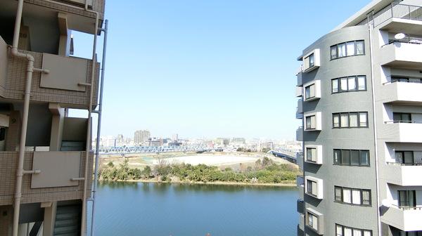 プルミエール多摩川の現地からの眺望画像