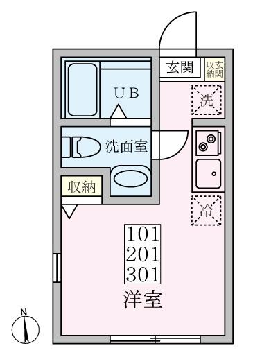 ネロ弘明寺の間取り画像