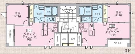 オアシス川崎大師の間取り画像