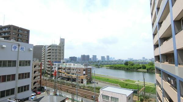 プルミエール多摩川の現地からの眺望画像