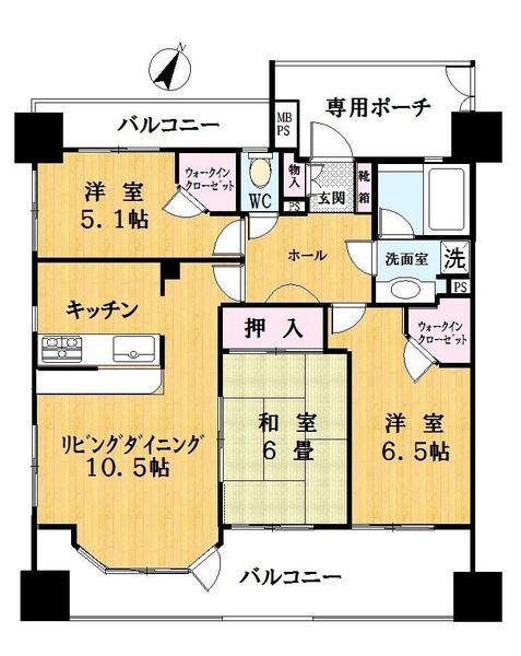 プルミエール多摩川の間取り画像