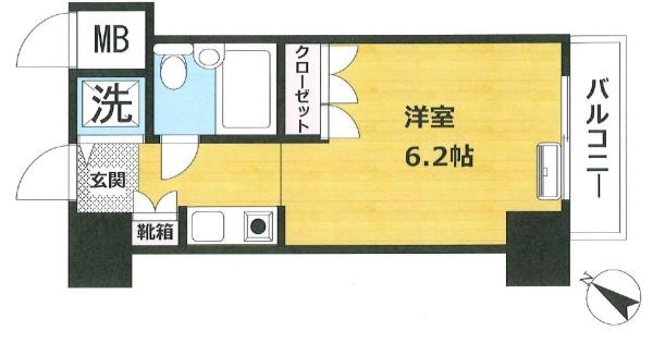パークノヴァ川崎の間取り画像