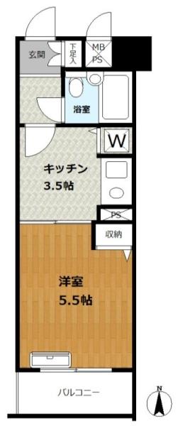 ライオンズプラザ川崎第2の間取り画像