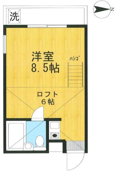 コーポラスダイトの間取り画像