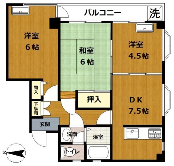 ロードスプリング大島1の間取り画像