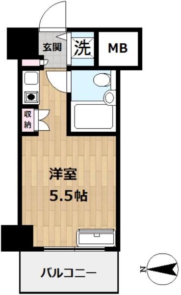 ライオンズマンション新川崎第2の間取り画像