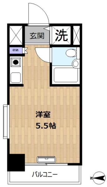 ライオンズマンション新川崎第2の間取り画像