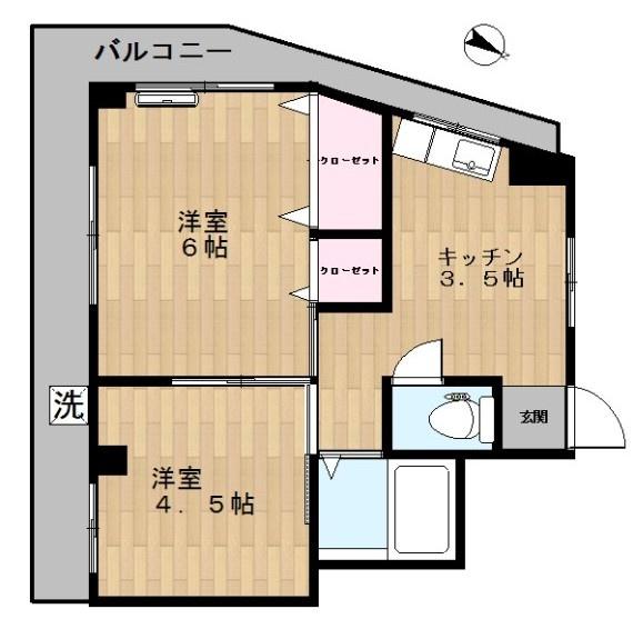 ファミリーハイツの間取り画像