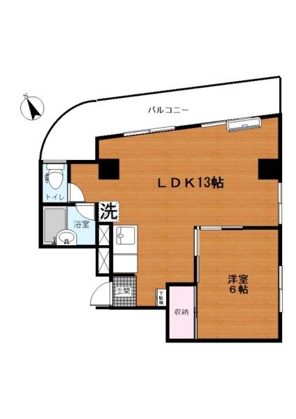 ドエルミヤガワの間取り画像