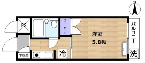 ハイタウン川崎の間取り画像