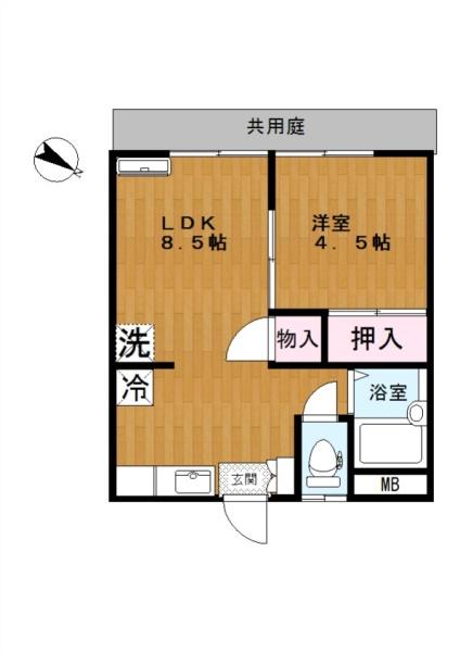 アルテミスBの間取り画像