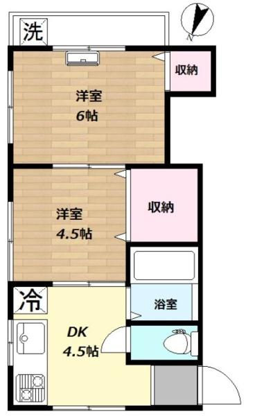 ファミリーハイツの間取り画像