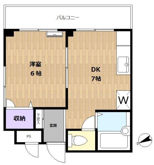 利川ハイムの間取り画像