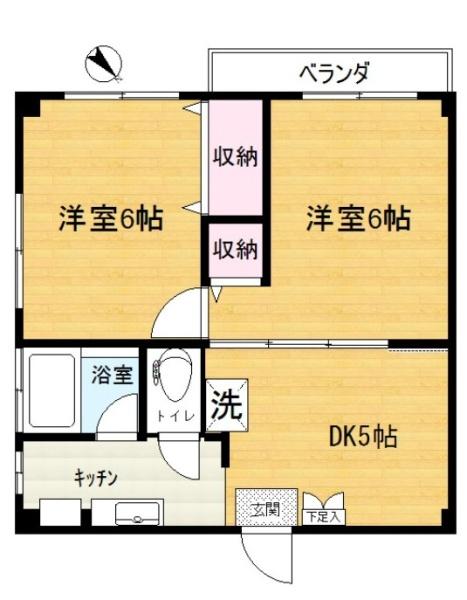 日誠コーポの間取り画像