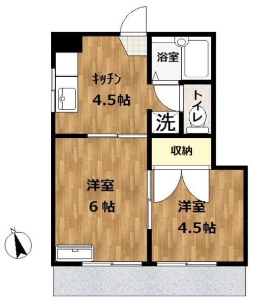 コーポMピアンカの間取り画像
