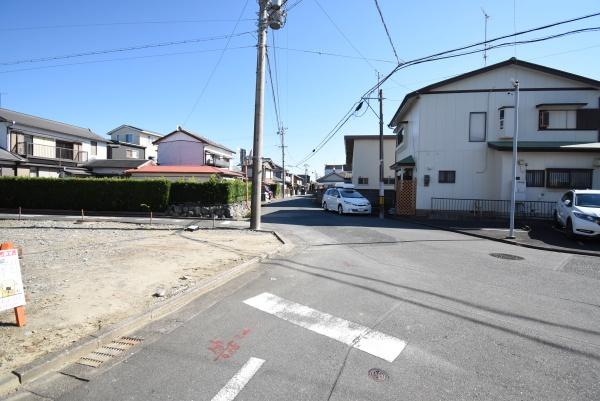 浜松市中区春日町の土地の前面道路含む現地写真画像