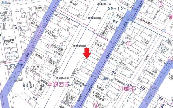 静岡市葵区本通西町　中古住宅　土地　3,200万の間取り画像