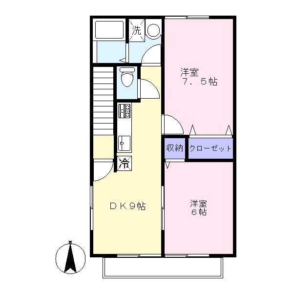 フェアホルムA棟の間取り画像