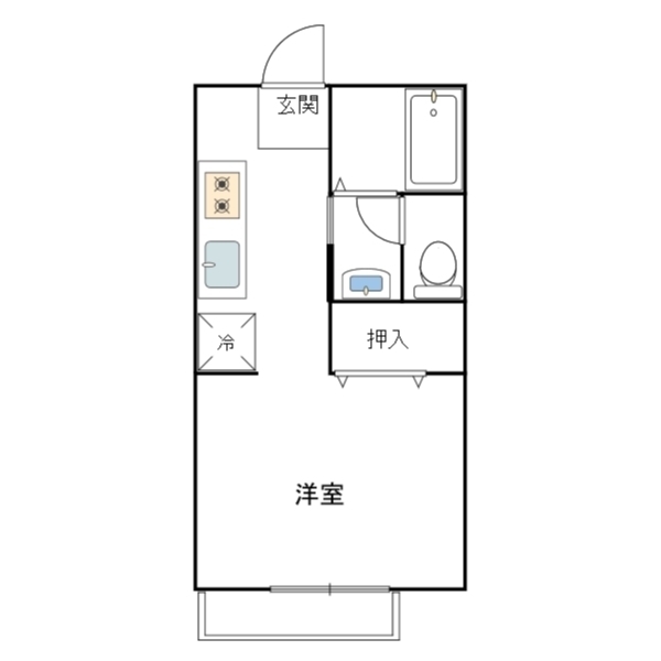 アールシェラトン木村の間取り画像