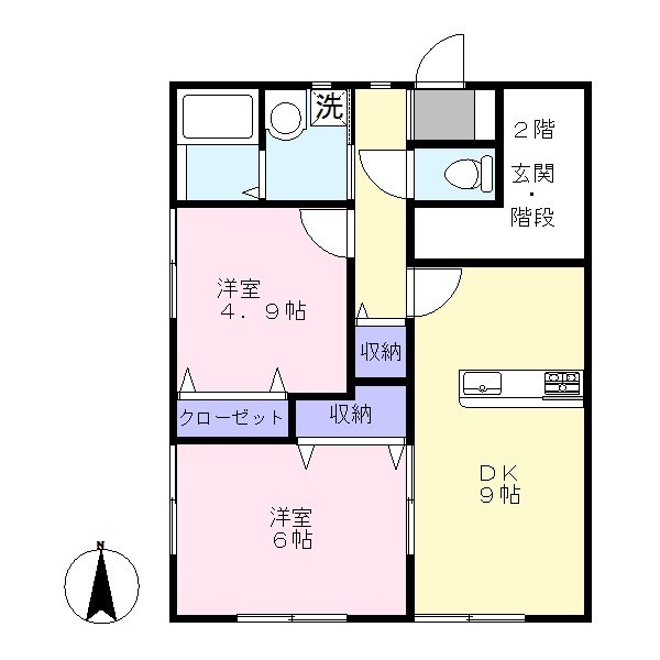 プリンススクェア　1の間取り画像
