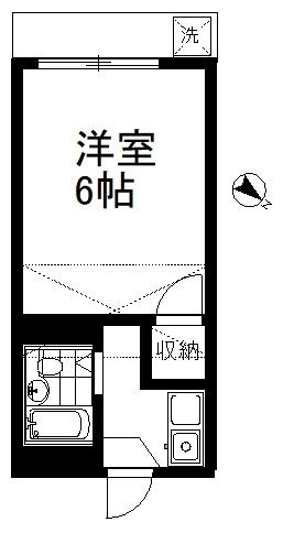 レオパレス上尾第７の間取り画像