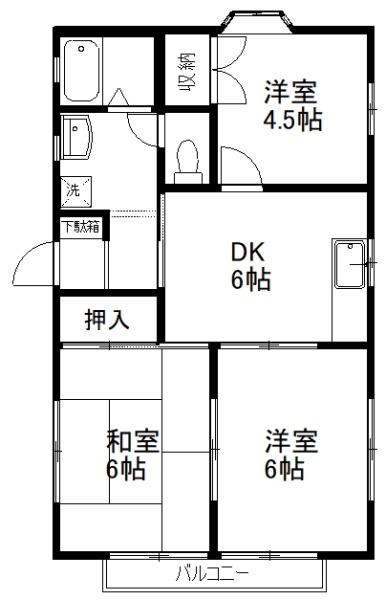 グリーンハイム神明の間取り画像