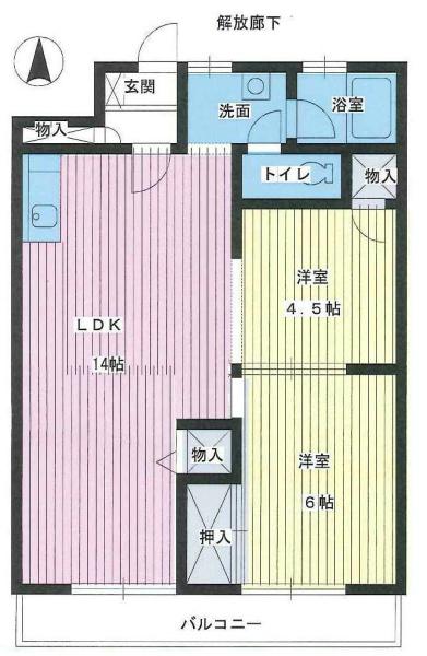 メゾン田中の間取り画像