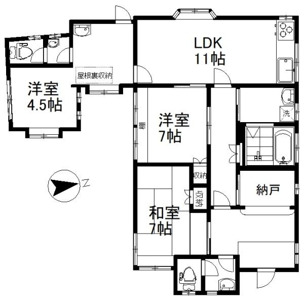 並木邸の間取り画像