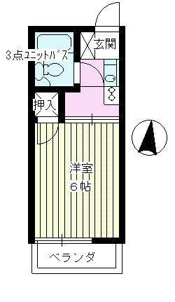 サンパーク谷津の間取り画像