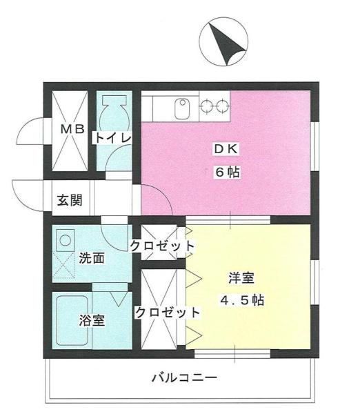 ジュネスＯＫＡＮＯの間取り画像