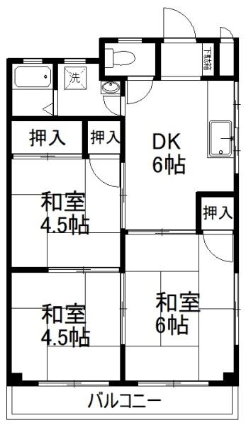 コーポ安藤の間取り画像