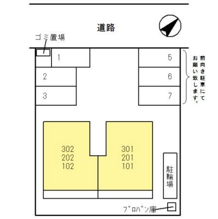 ブライトネスの現地案内図画像