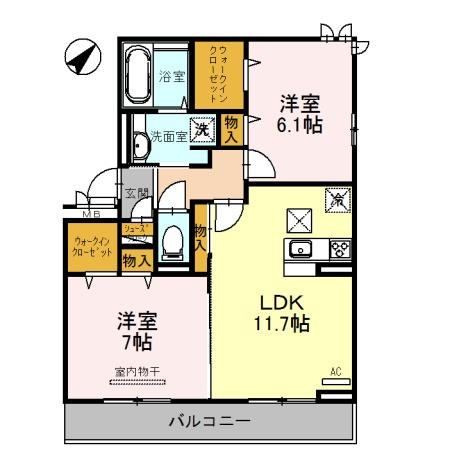 ブライトネスの間取り画像
