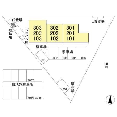 ジュネスタウウンの現地案内図画像