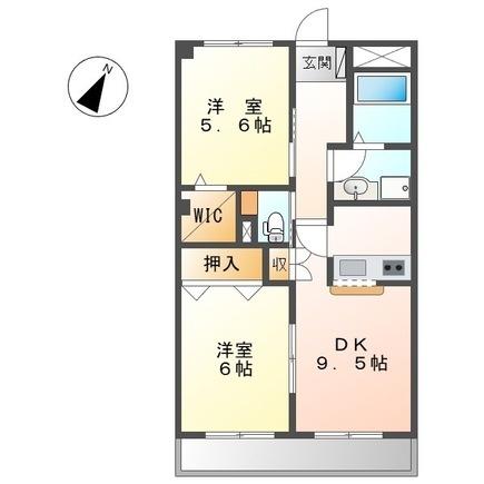 フォンテアベニューの間取り画像